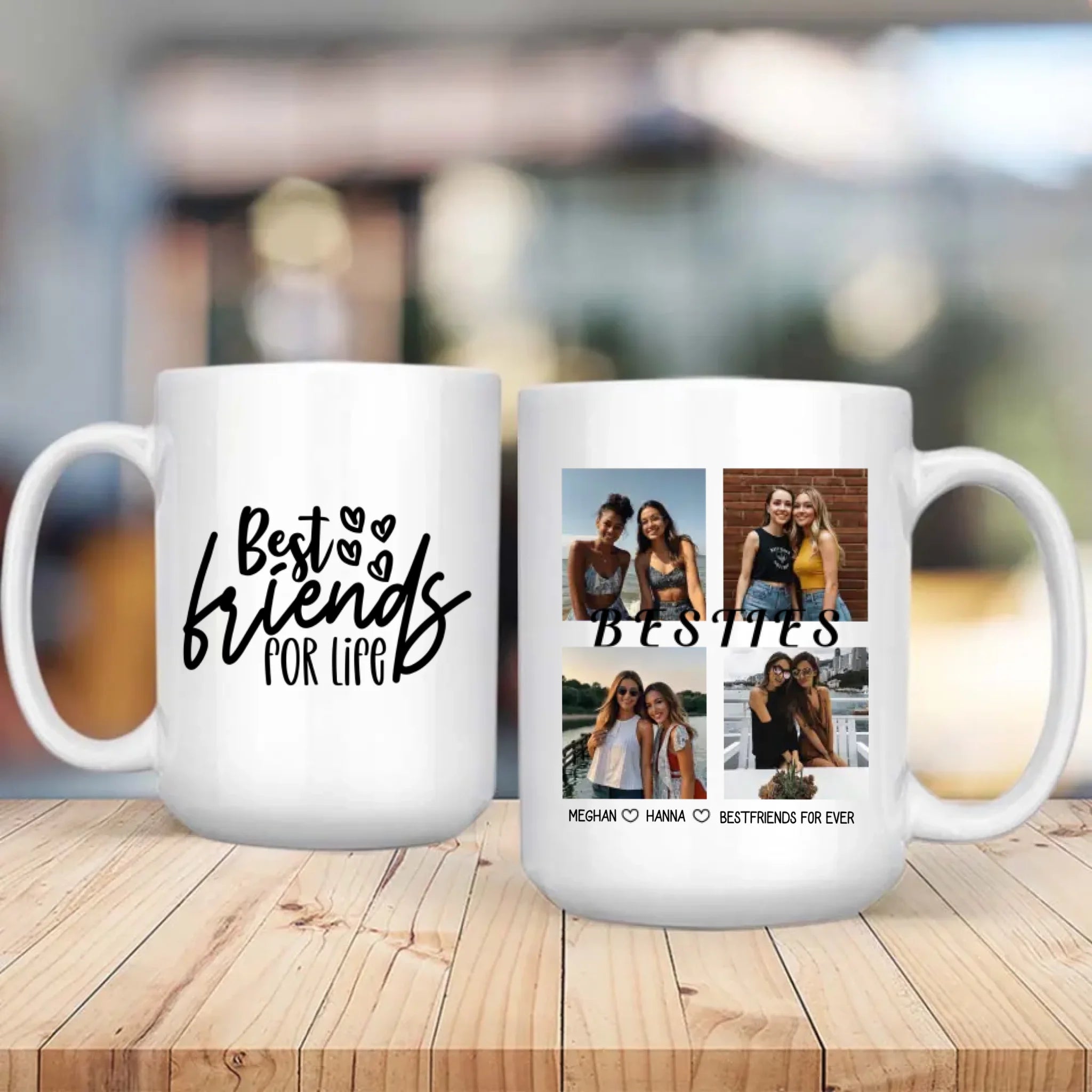 Personalized Bestie Accent Mug – Friendship Gift with Style - 89Prints