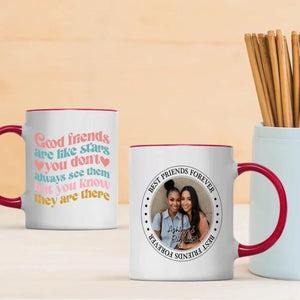 Minimalist Best Friends Magic Mug – Personalized Heat Reveal Cup - 89Prints