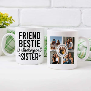 Bestie Personalized Mug – Unbiological Sister Gift - 89Prints