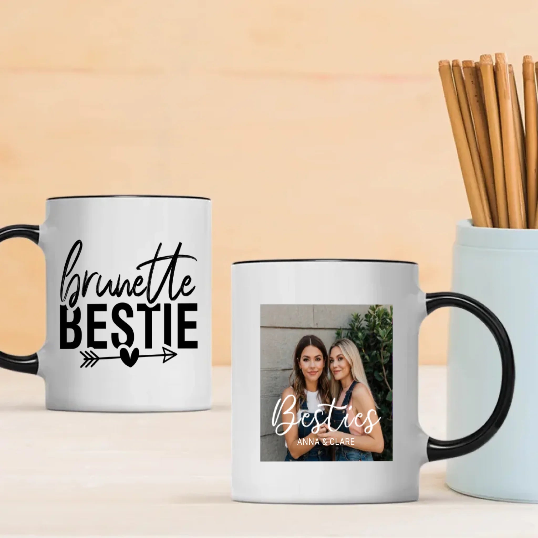 Personalized Mug for Bestie – Sister-Like Friendship Gift - 89Prints