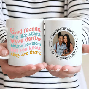 Minimalist Best Friends Magic Mug – Personalized Heat Reveal Cup - 89Prints