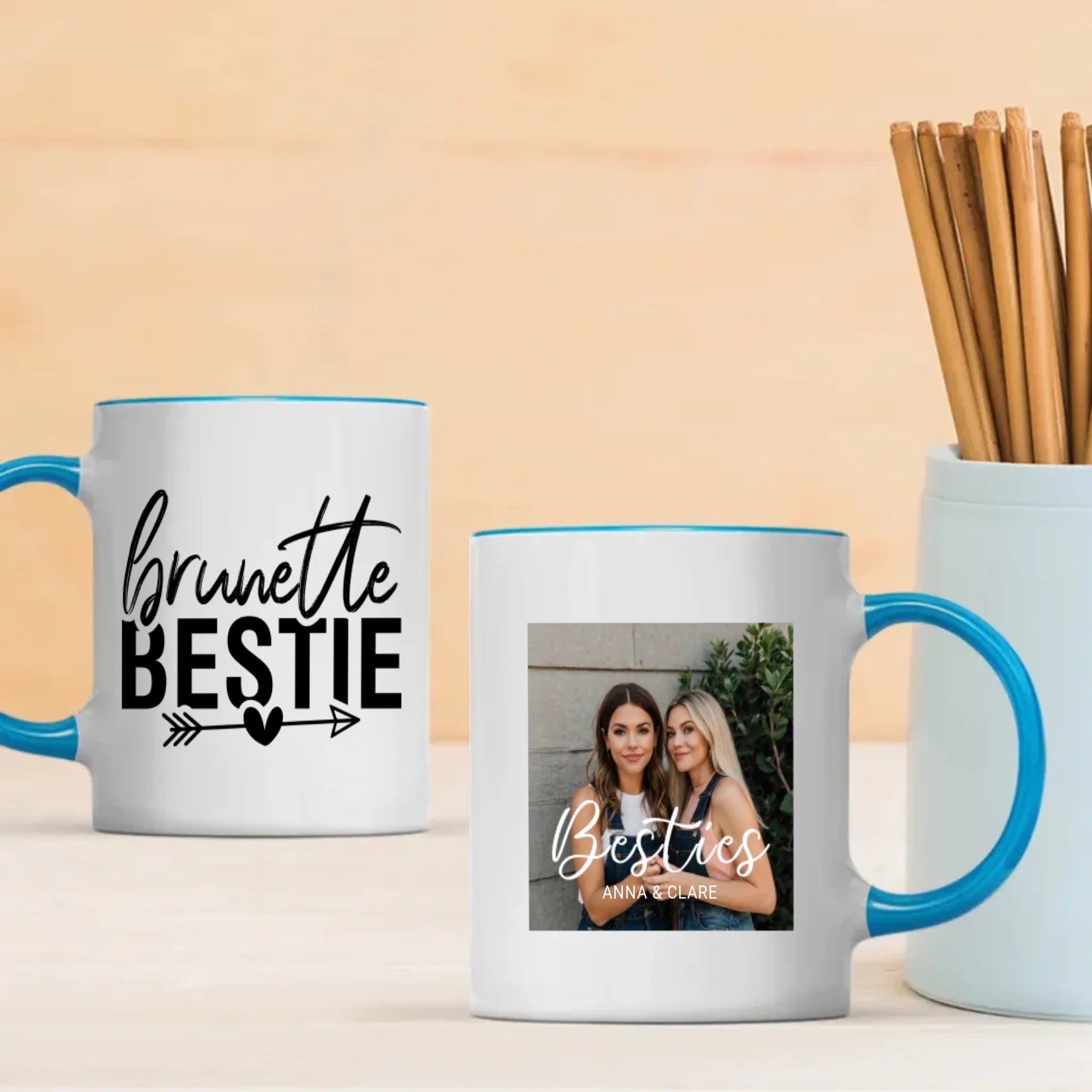 Personalized Mug for Bestie – Sister-Like Friendship Gift - 89Prints