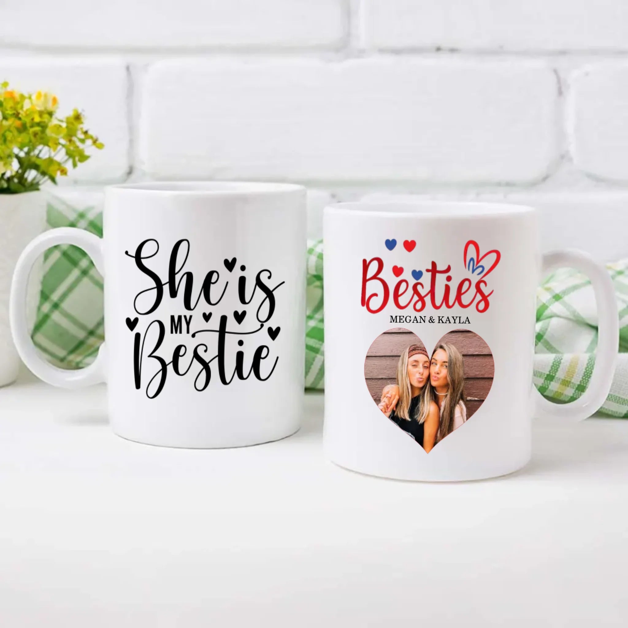 Personalized Long Distance Best Friends Magic Mug – Unique Gift - 89Prints