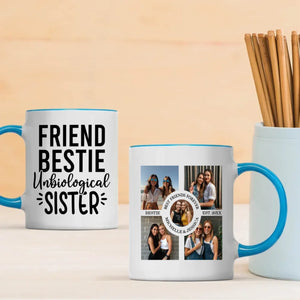 Bestie Personalized Mug – Unbiological Sister Gift - 89Prints