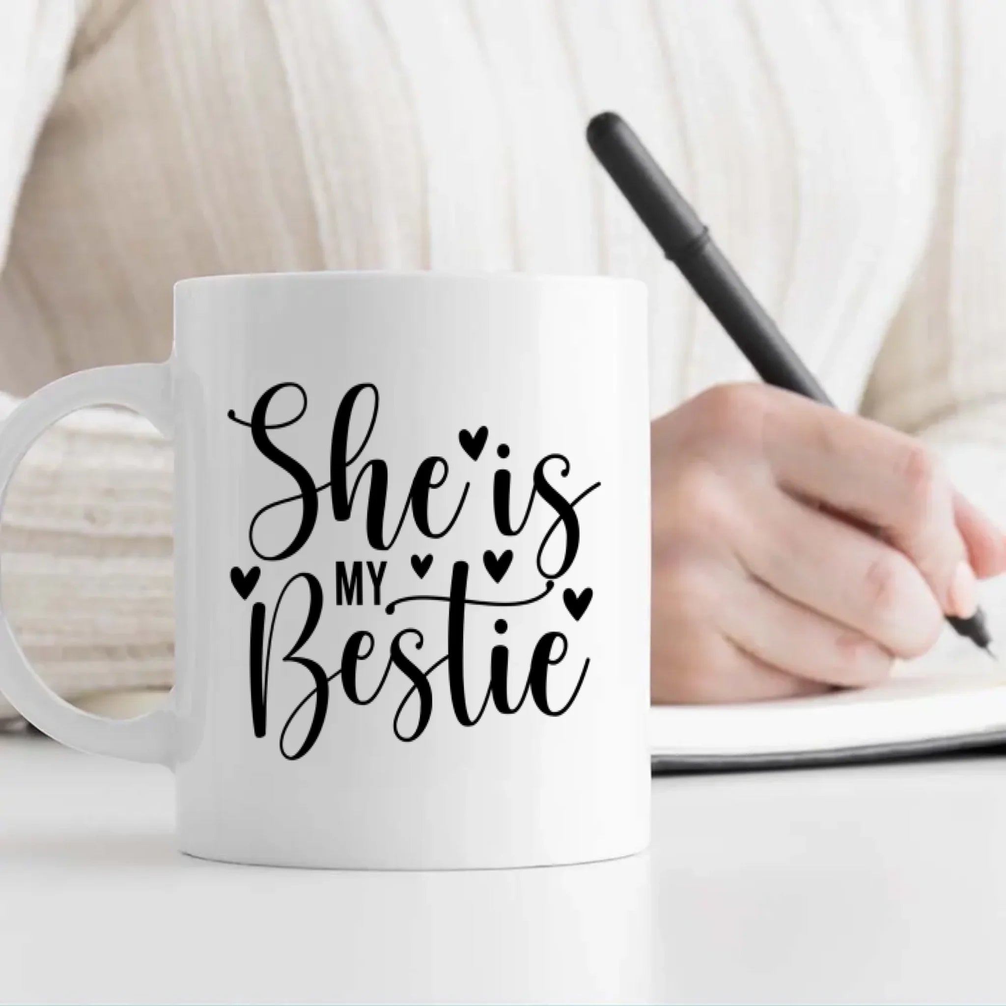 Personalized Long Distance Best Friends Magic Mug – Unique Gift - 89Prints