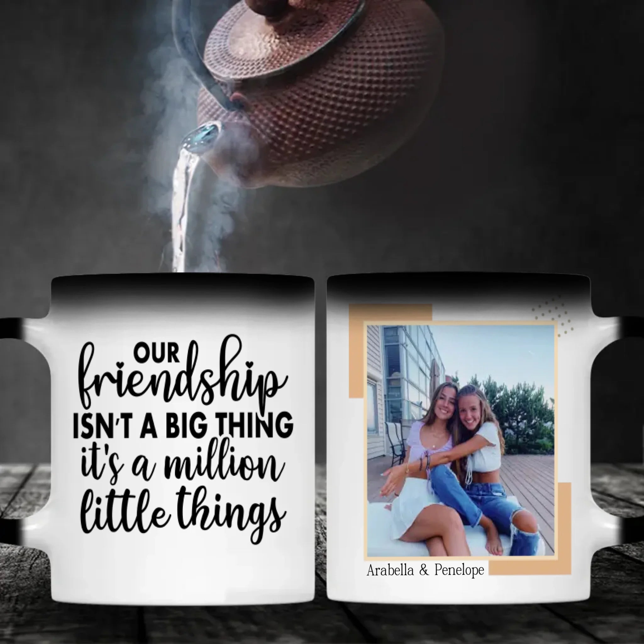 Custom Memory Mug – Best Friends Forever Gift - 89Prints