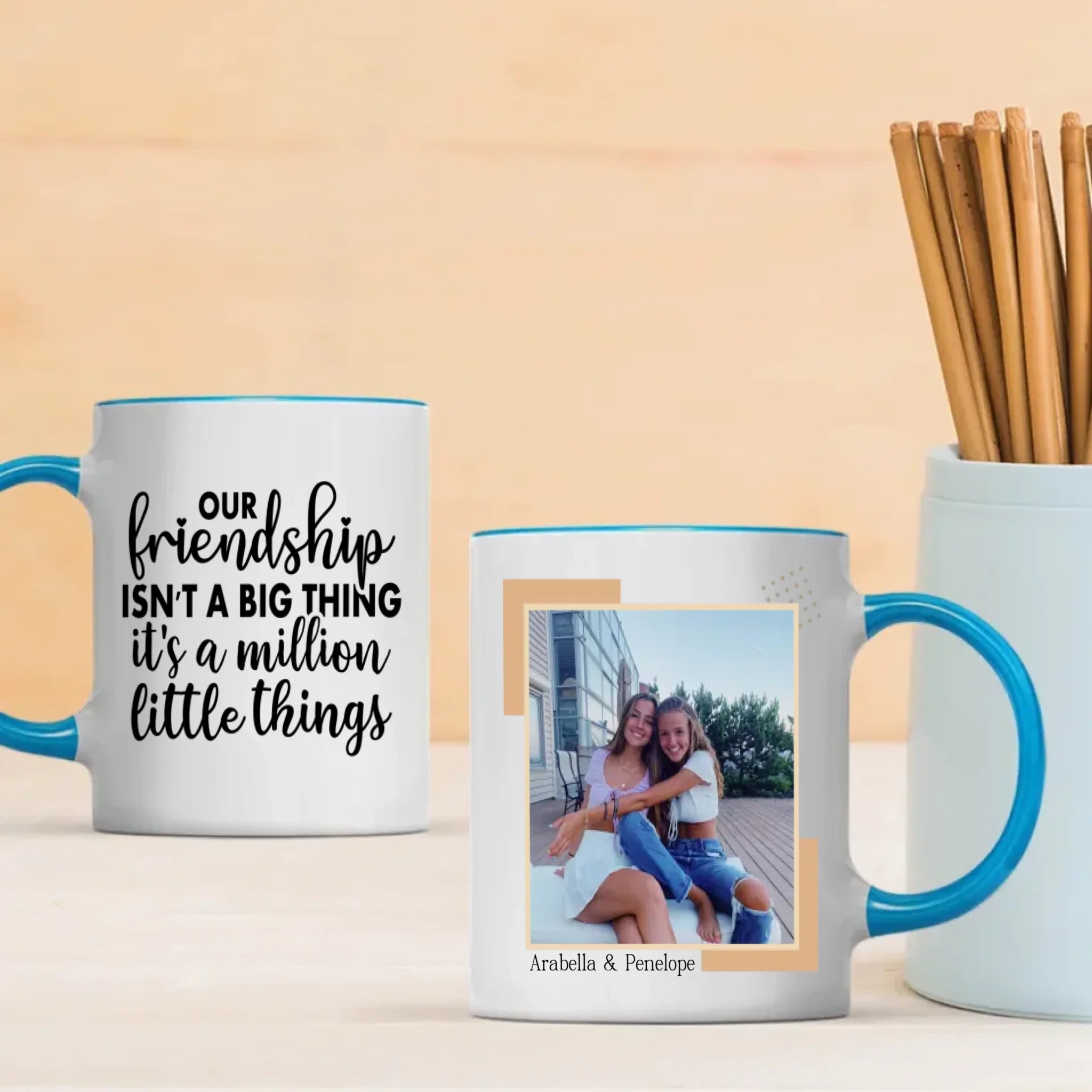 Custom Memory Mug – Best Friends Forever Gift - 89Prints