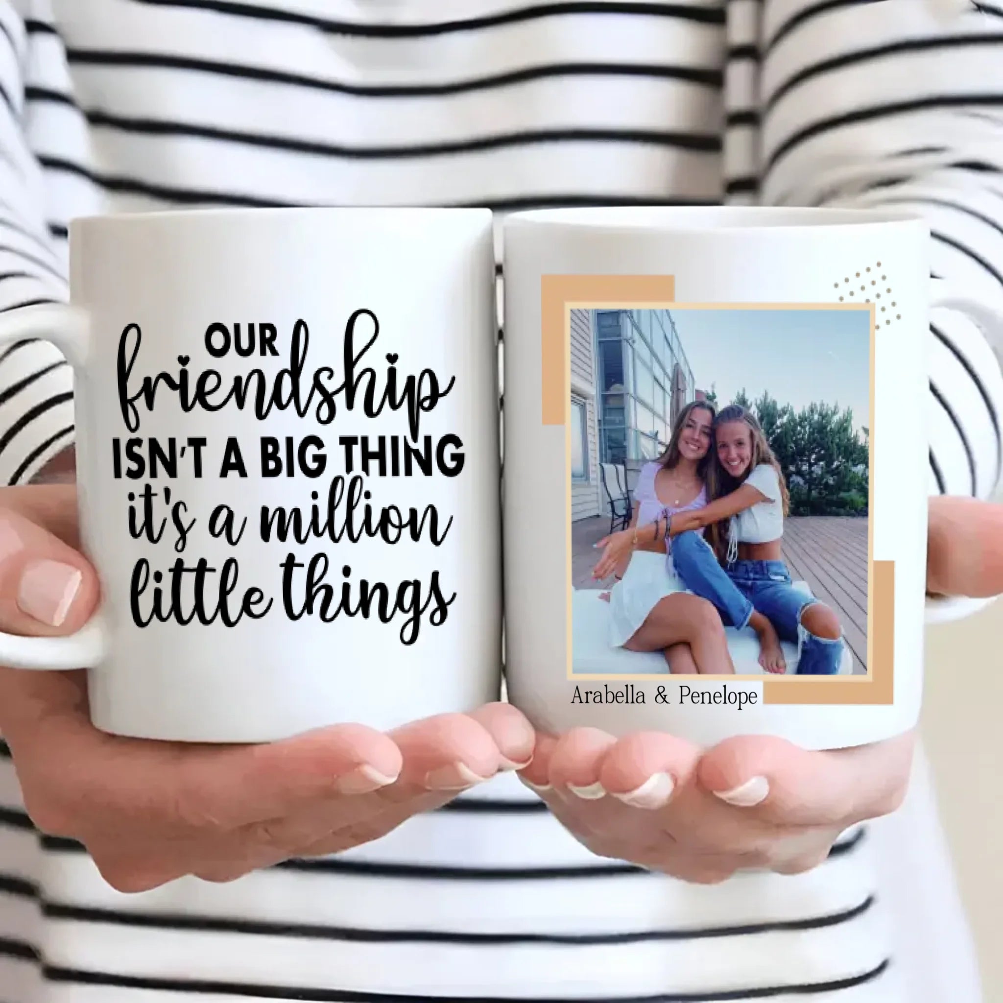 Custom Memory Mug – Best Friends Forever Gift - 89Prints