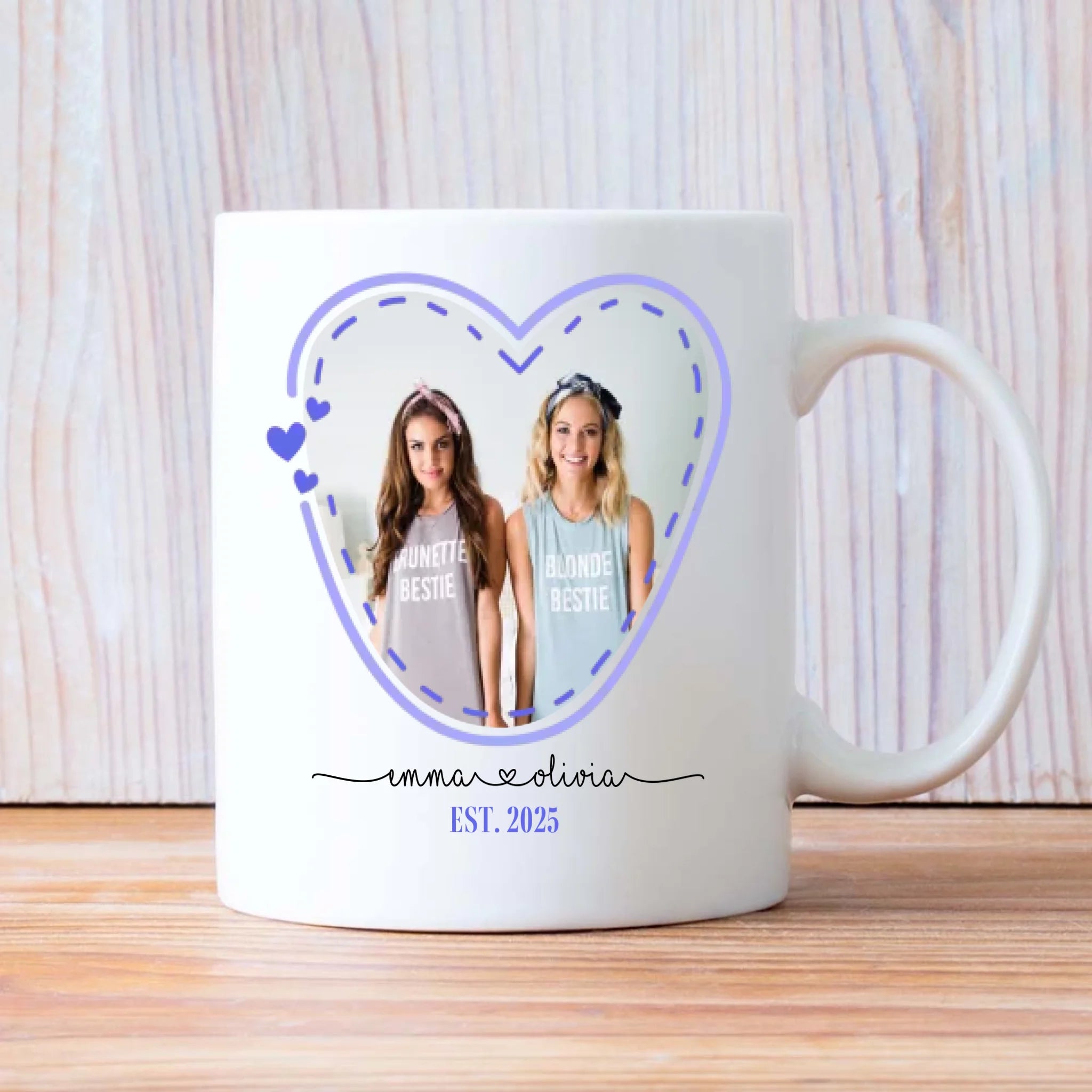 Custom Friendship Photo Mug – Life is Better Together - 89Prints