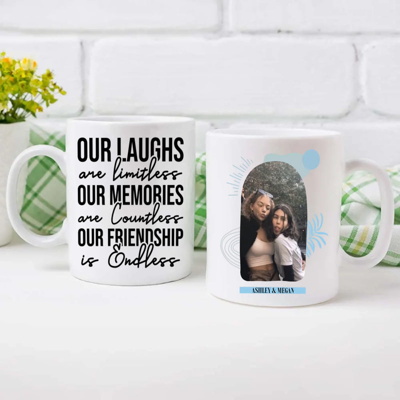 Endless Friendship – Personalized Bestie Mug - 89Prints