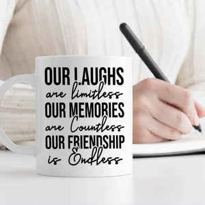 Endless Friendship – Personalized Bestie Mug - 89Prints