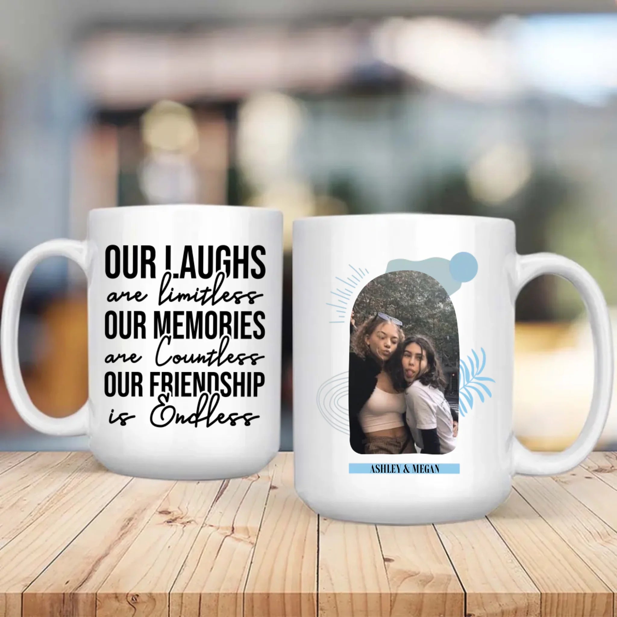 Endless Friendship – Personalized Bestie Mug - 89Prints