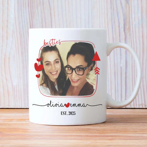 Personalized Friendship Mug – Because Friends Make Life Beautiful - 89Prints