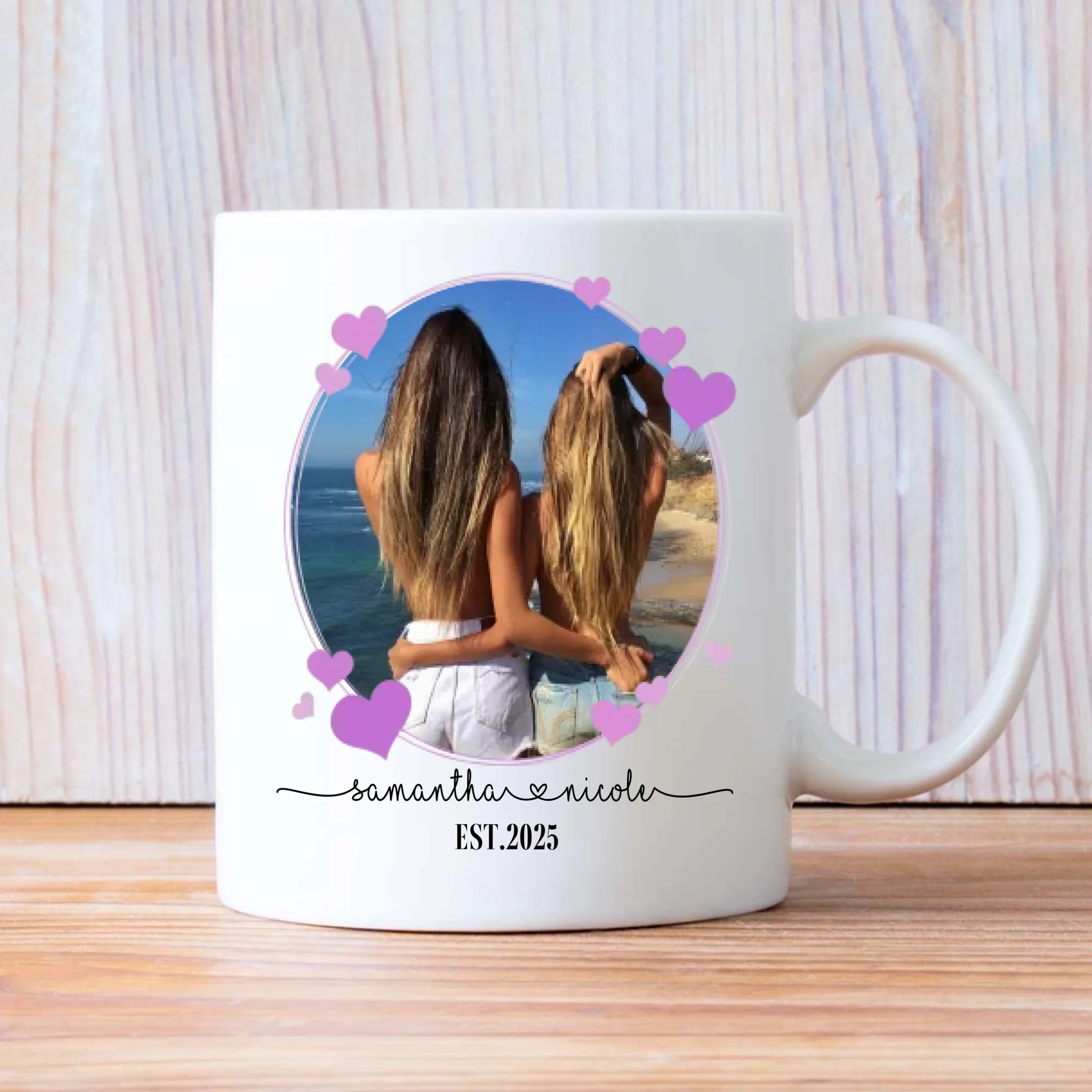 Personalized Bestie of the Bride Mug – Wedding Friendship Gift - 89Prints