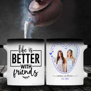 Custom Friendship Photo Mug – Life is Better Together - 89Prints
