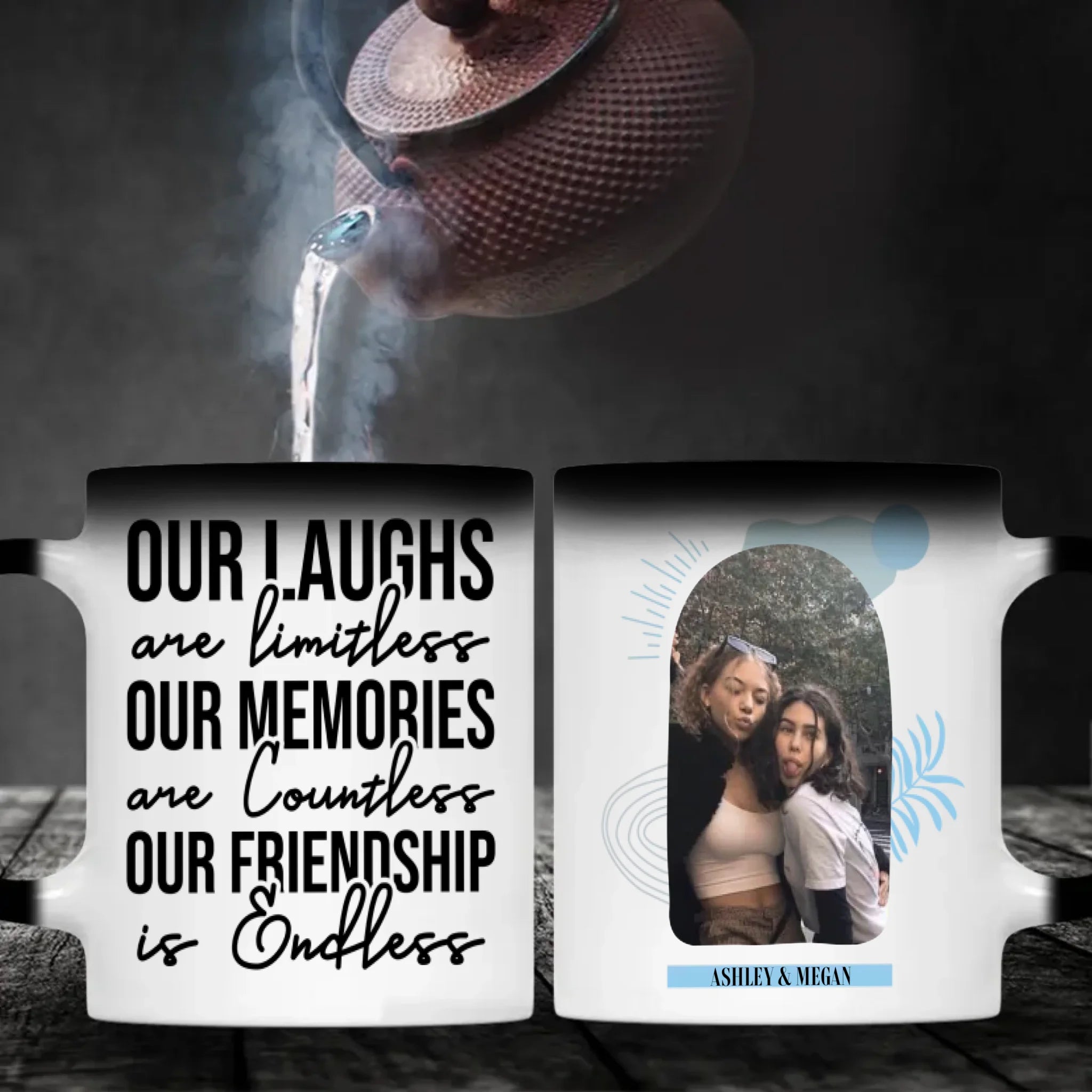 Endless Friendship – Personalized Bestie Mug - 89Prints