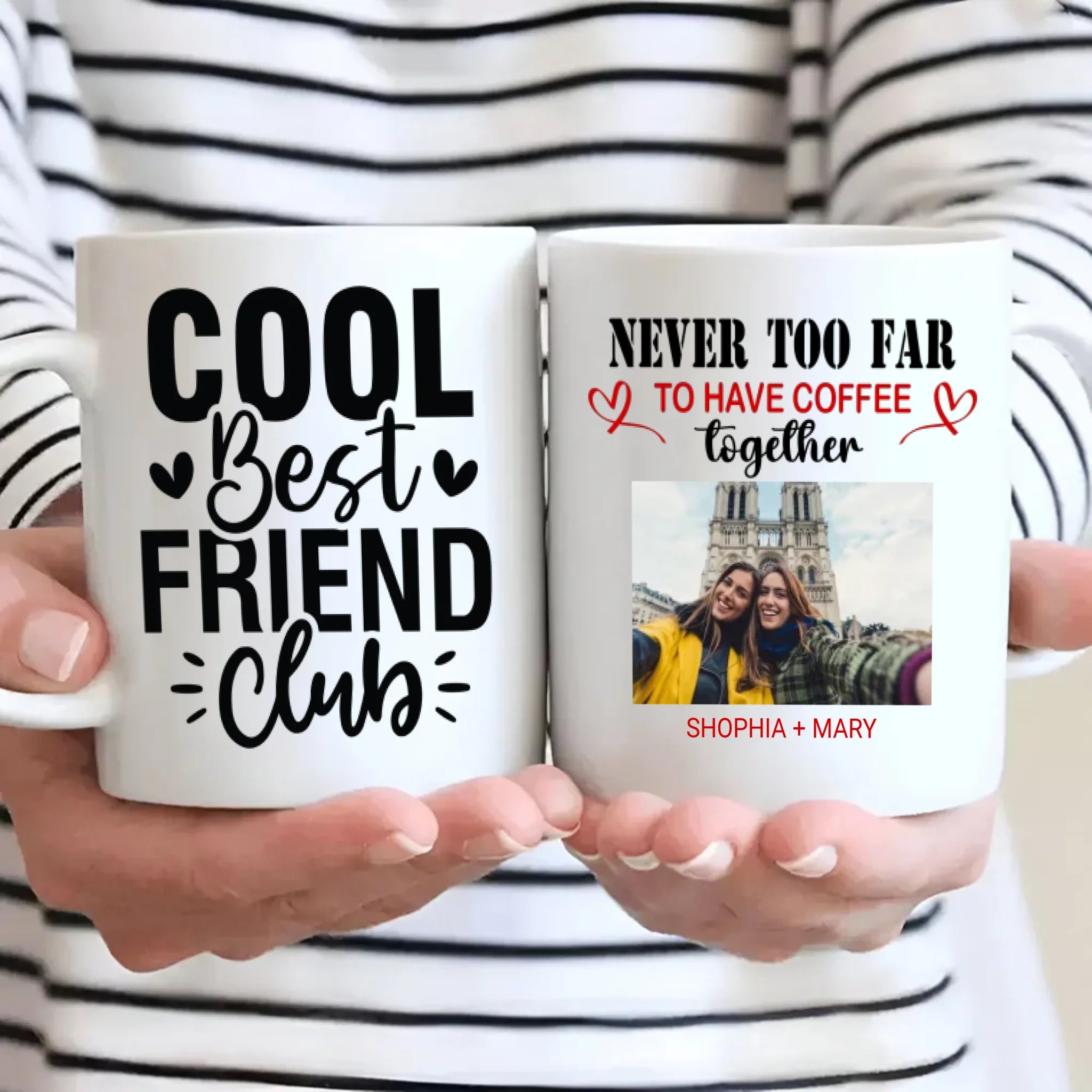 Custom Bestie Mug – Official Member of the Cool Best Friend Club - 89Prints
