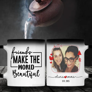 Personalized Friendship Mug – Because Friends Make Life Beautiful - 89Prints