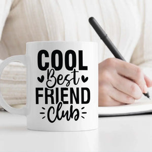 Custom Bestie Mug – Official Member of the Cool Best Friend Club - 89Prints