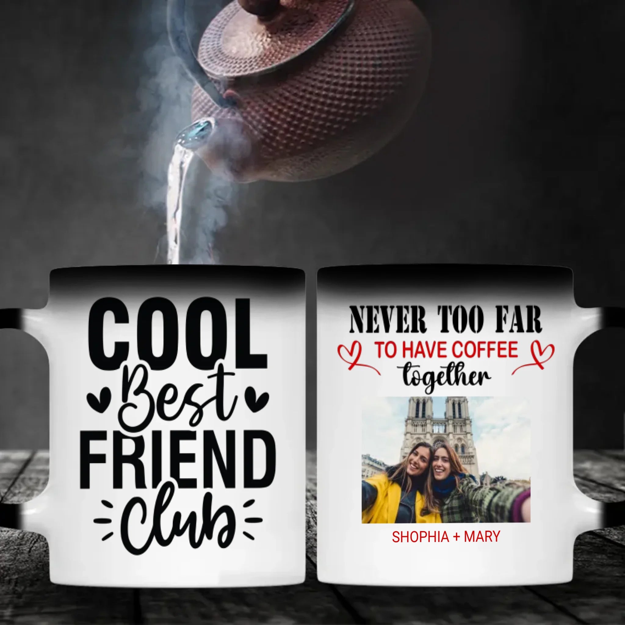 Custom Bestie Mug – Official Member of the Cool Best Friend Club - 89Prints