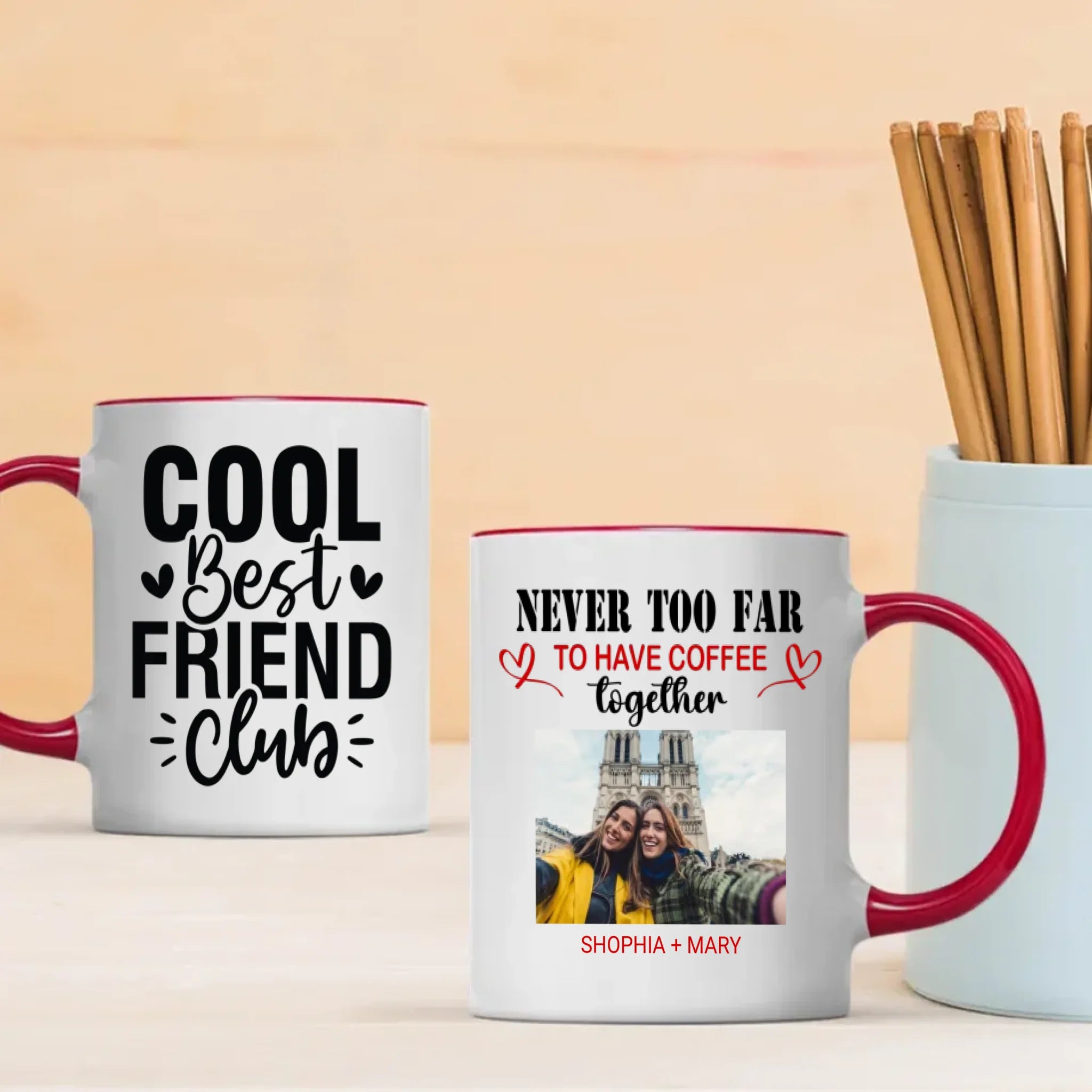 Custom Bestie Mug – Official Member of the Cool Best Friend Club - 89Prints