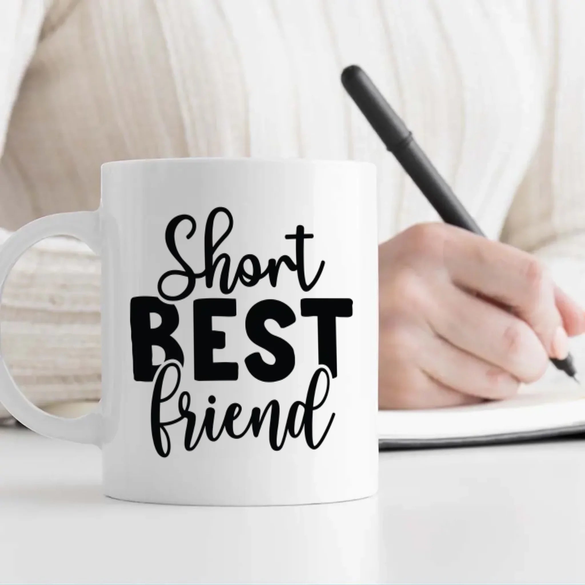 Short Best Friend Mug – Best Friends Forever Personalized Gift - 89Prints