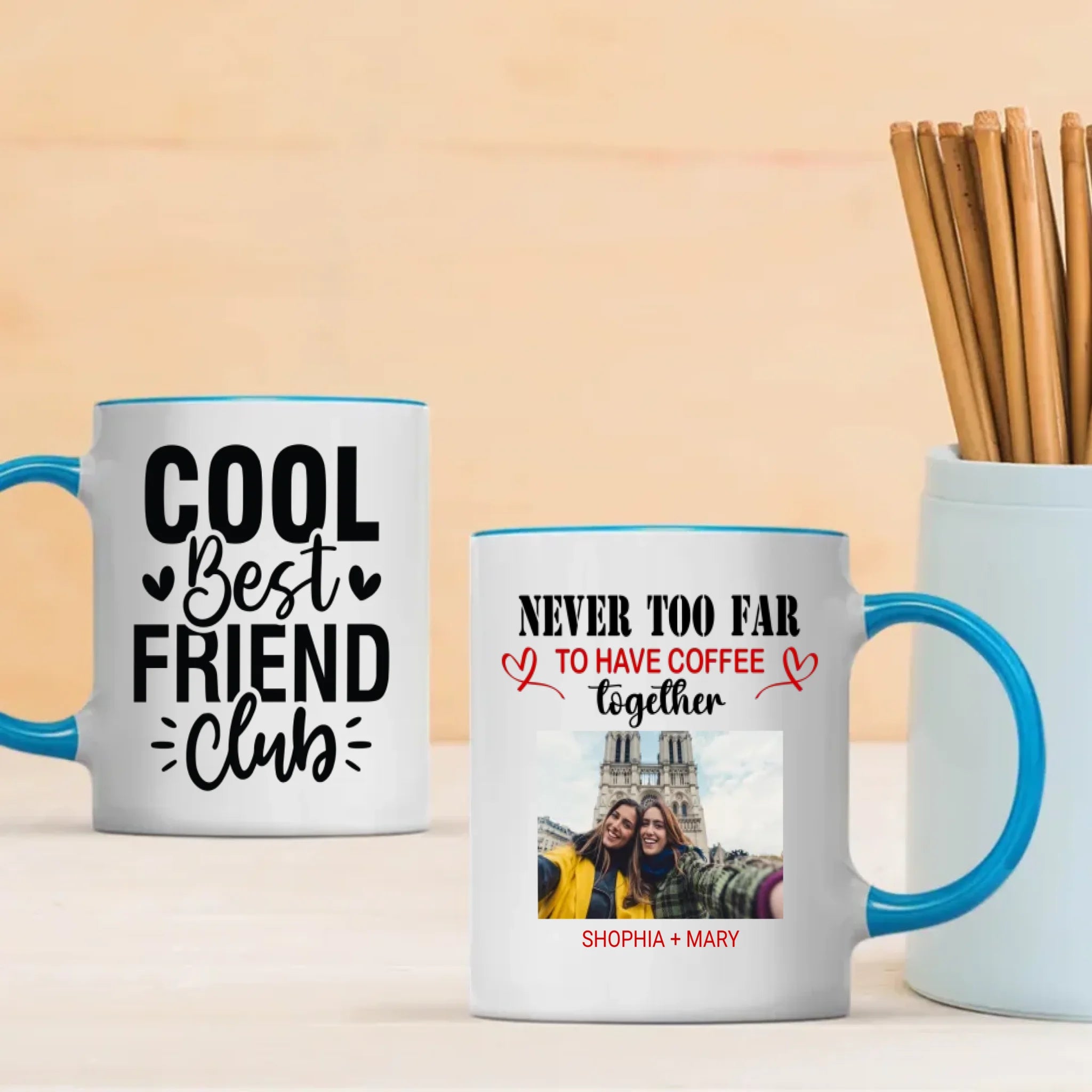Custom Bestie Mug – Official Member of the Cool Best Friend Club - 89Prints