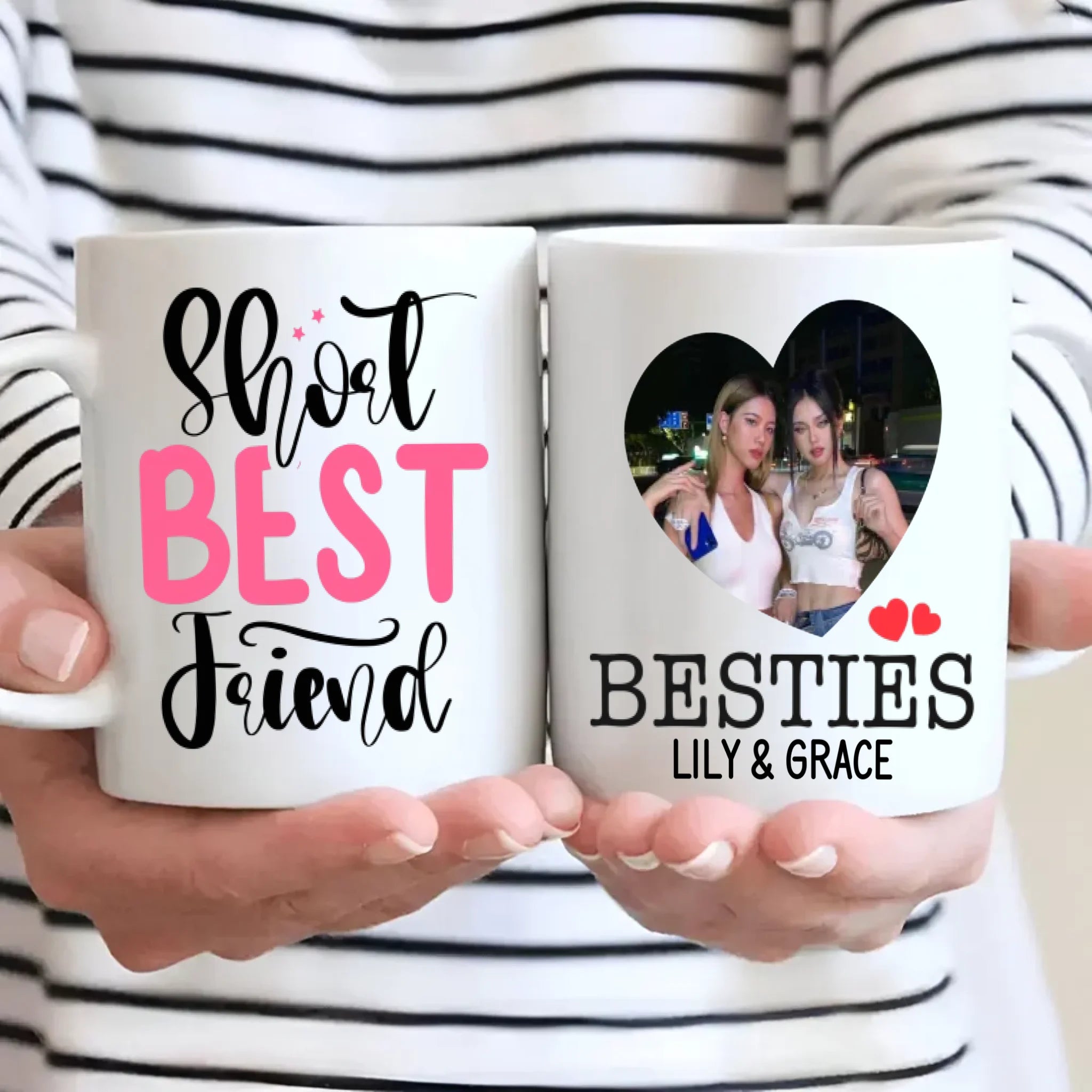 Funny Personalized Gift-Short Best Friend Color Changing Mug -89Prints