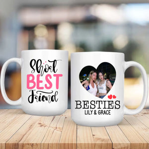 Funny Personalized Gift-Short Best Friend Color Changing Mug -89Prints