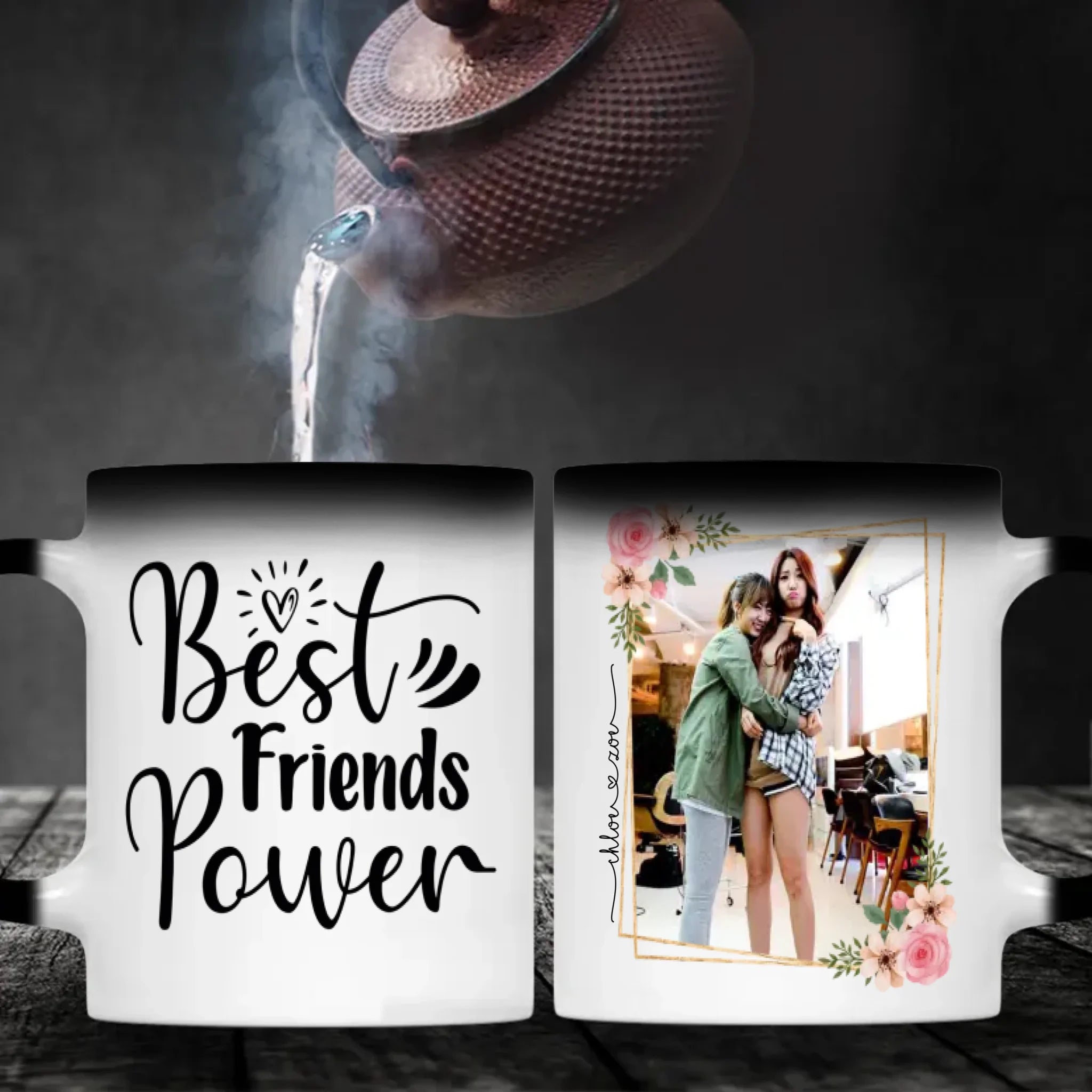 Funny Personalized Gift - Short Best Friend Color Changing Mug-89Prints