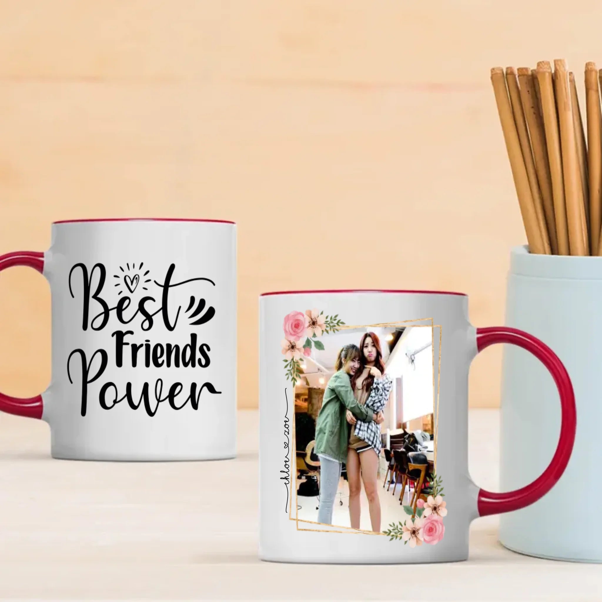 Funny Personalized Gift - Short Best Friend Color Changing Mug-89Prints