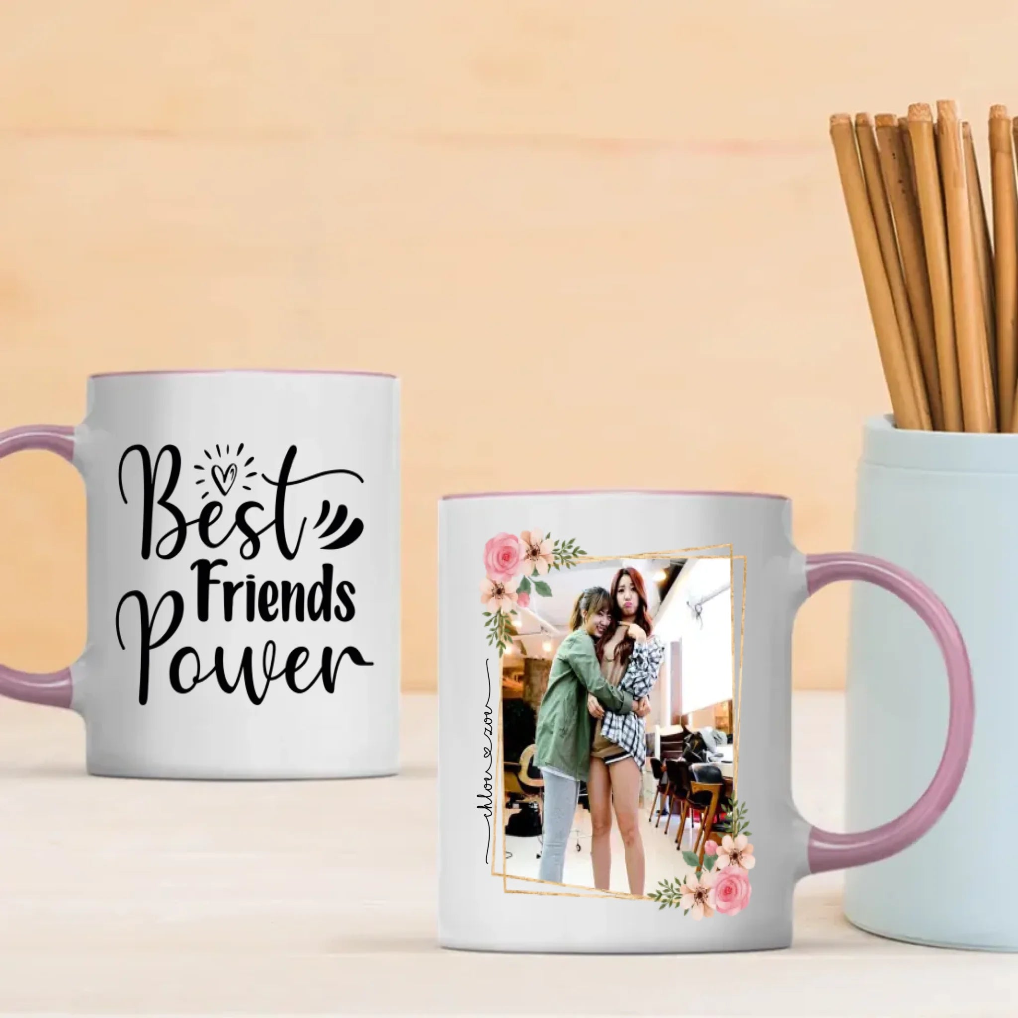 Funny Personalized Gift - Short Best Friend Color Changing Mug-89Prints