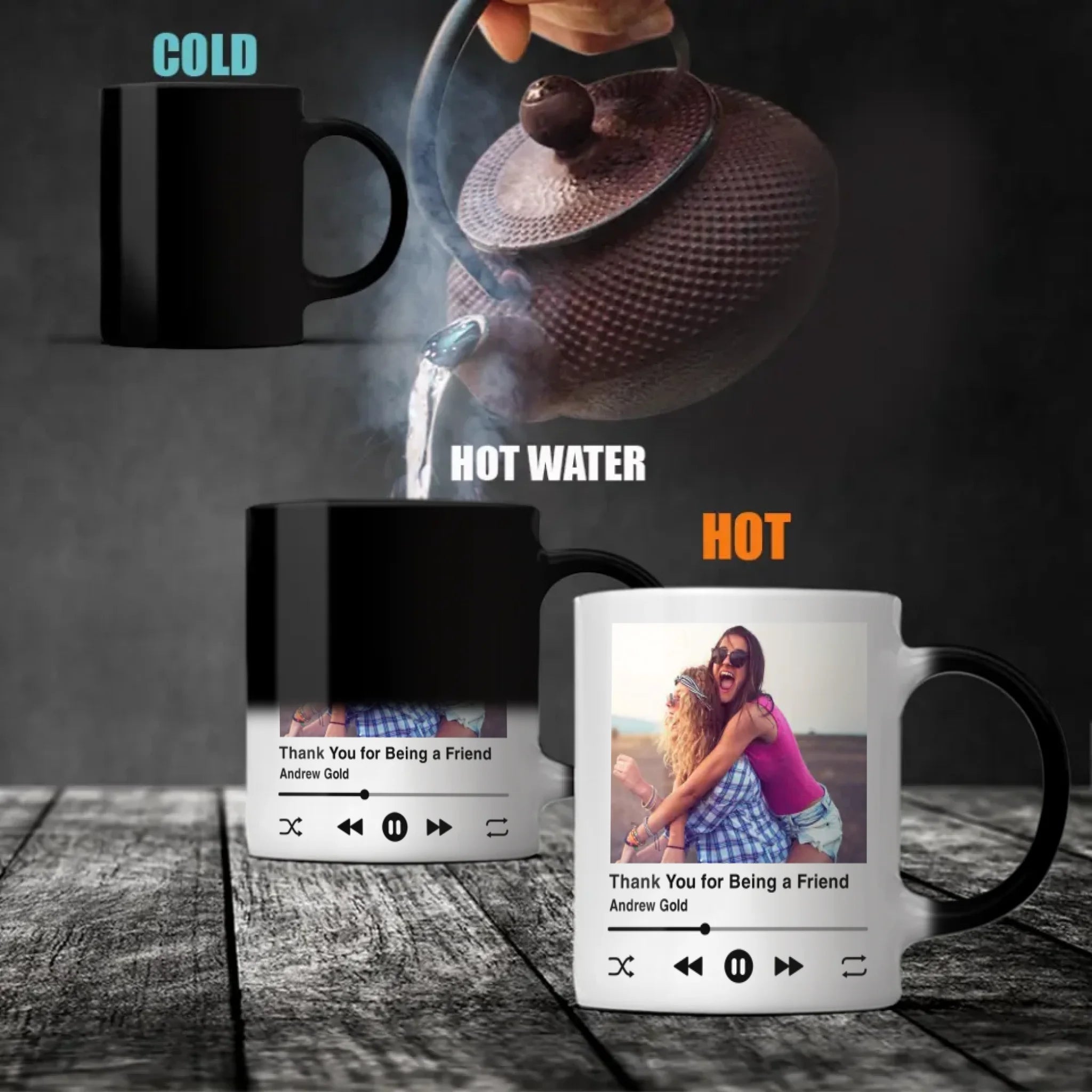 Personalized Bestie Mug – Hard Time Will Always Reveal True Friend Quote | 89Prints
