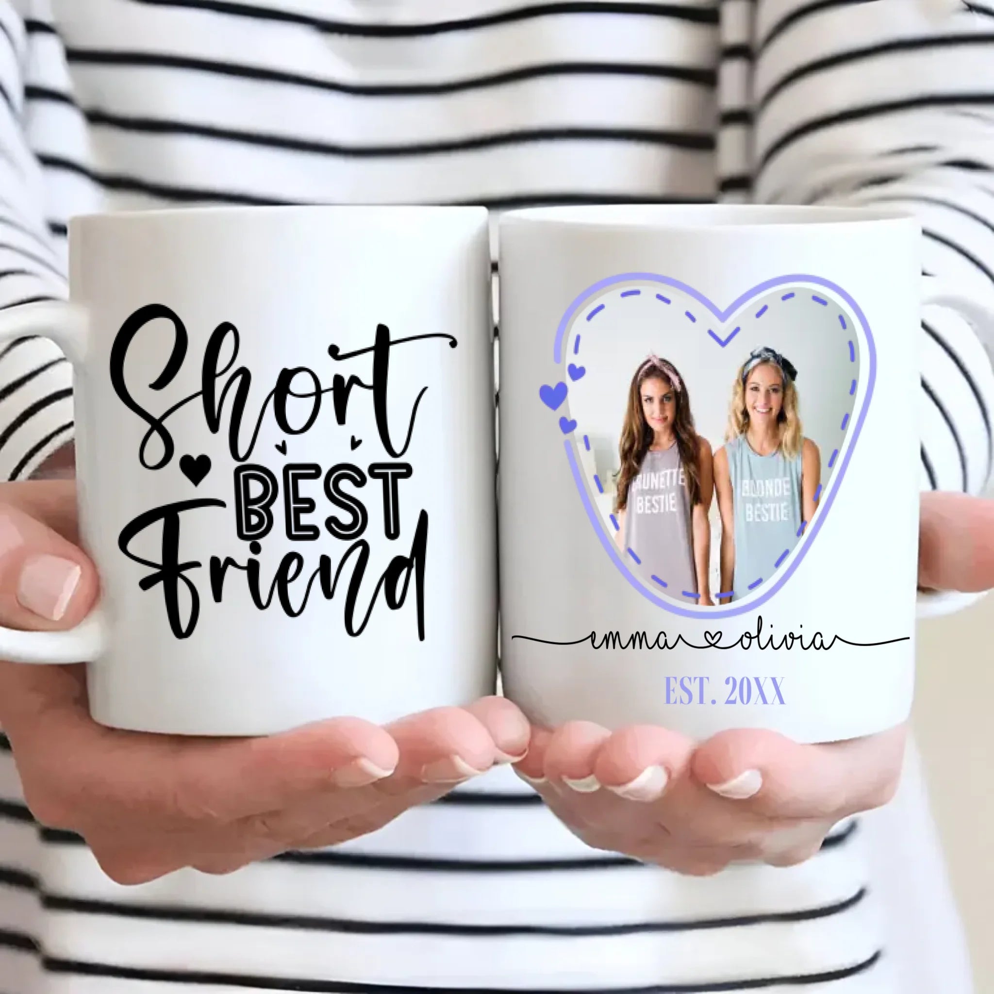 Personalized Ceramic Cup-Short Best Friend Mug-89Prints