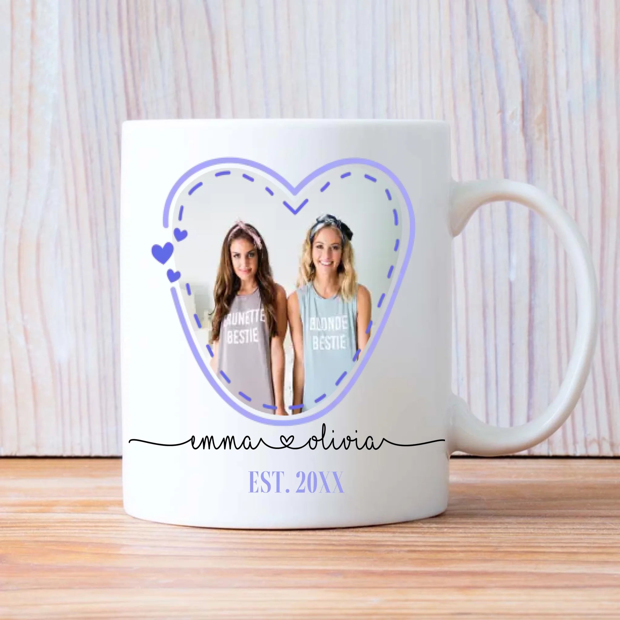 Personalized Ceramic Cup-Short Best Friend Mug-89Prints