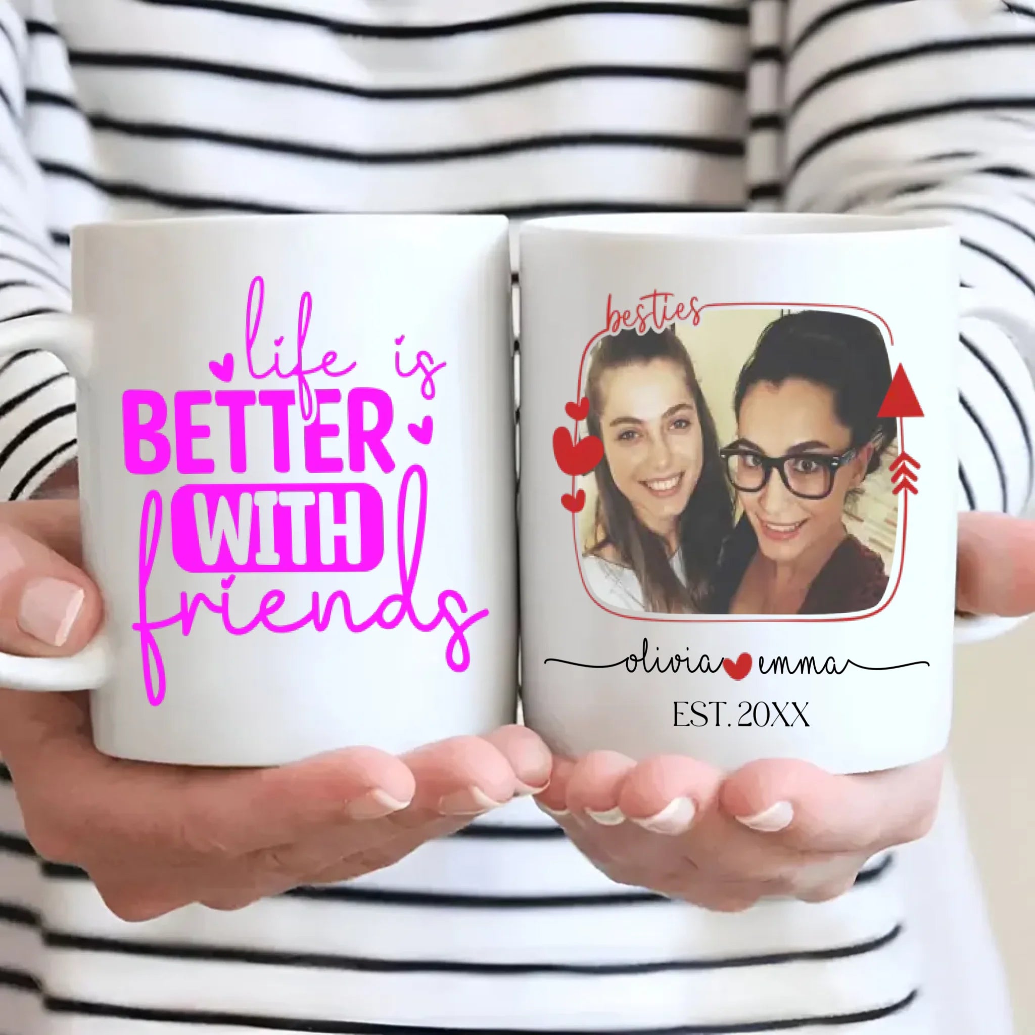Life Is Better With Friend Mug – Thoughtful Keepsake Gift -89Prints