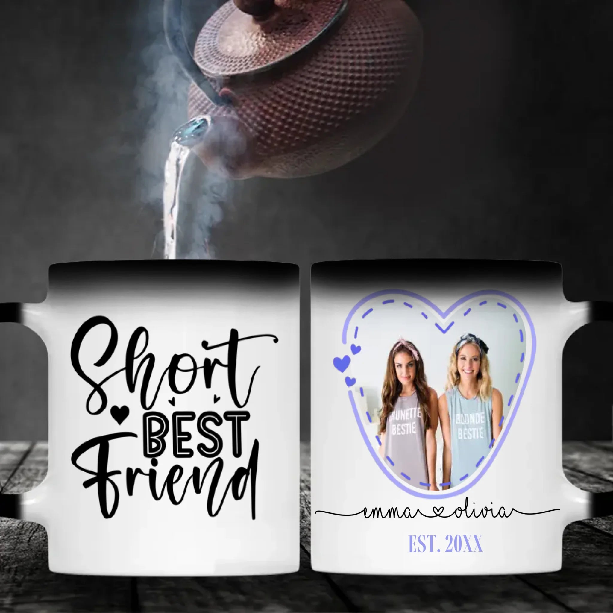 Personalized Ceramic Cup-Short Best Friend Mug-89Prints