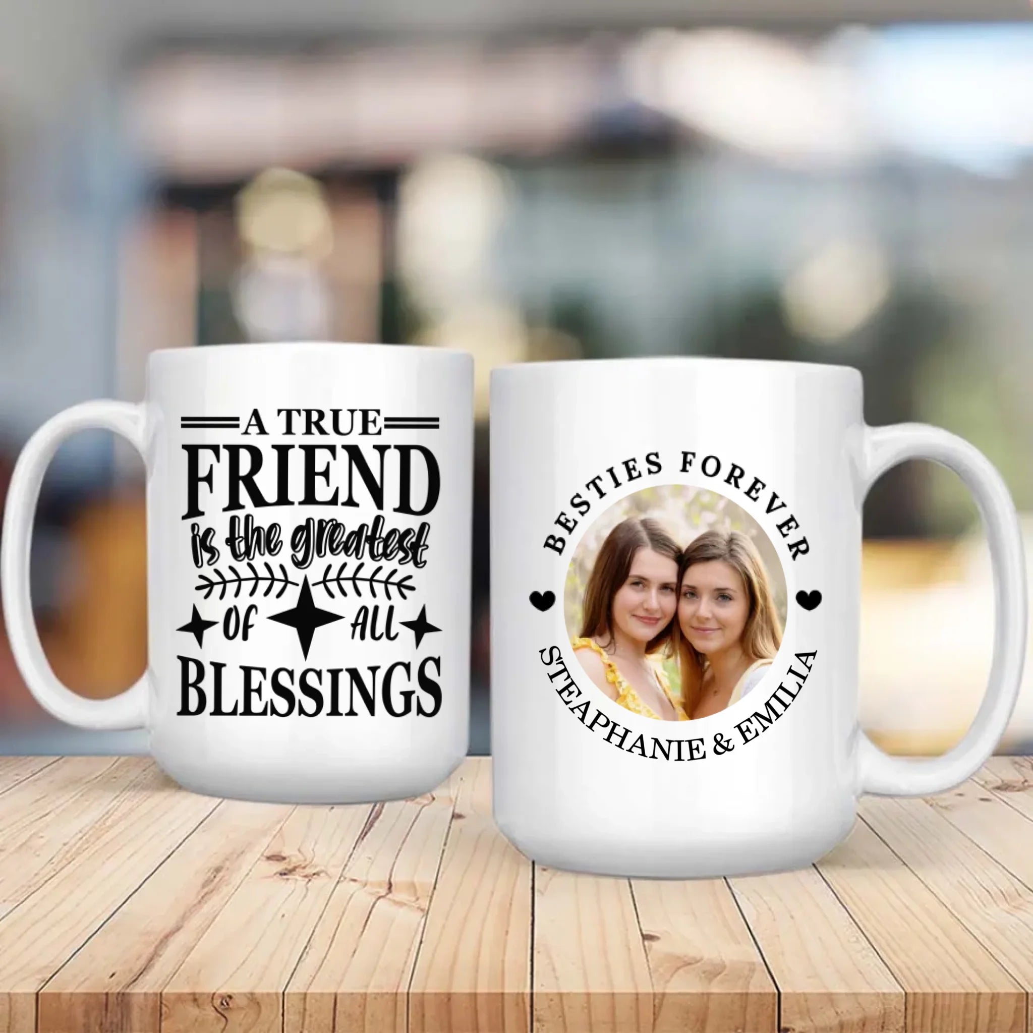 A True Friend Is the Greatest of All Blessings Mug – Heartfelt Gift - 89Prints