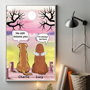 Dog Memorial Poster – Sympathy Wall Art for Pet Loss – 89Prints