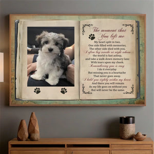 In Loving Memory of My Dog – Custom Pet Loss Poster – 89Prints