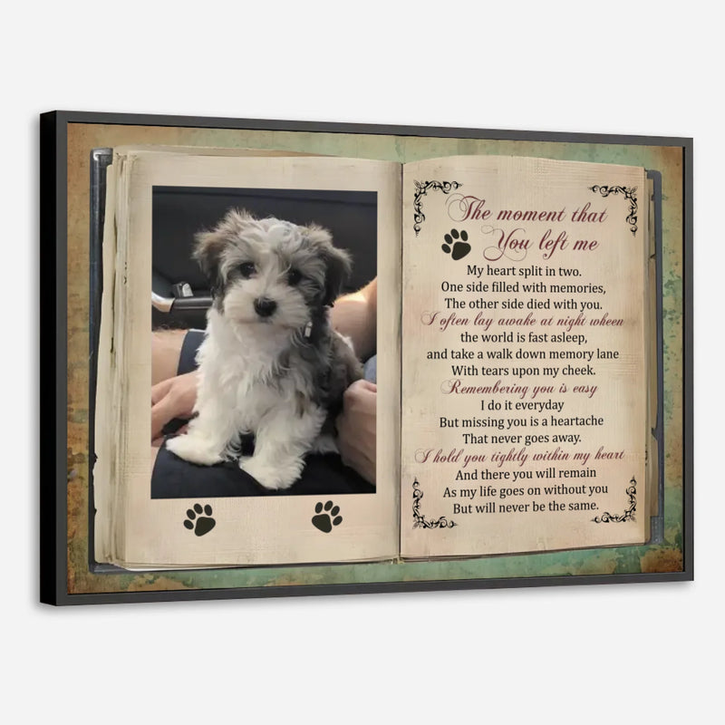 In Loving Memory of My Dog – Custom Pet Loss Poster – 89Prints
