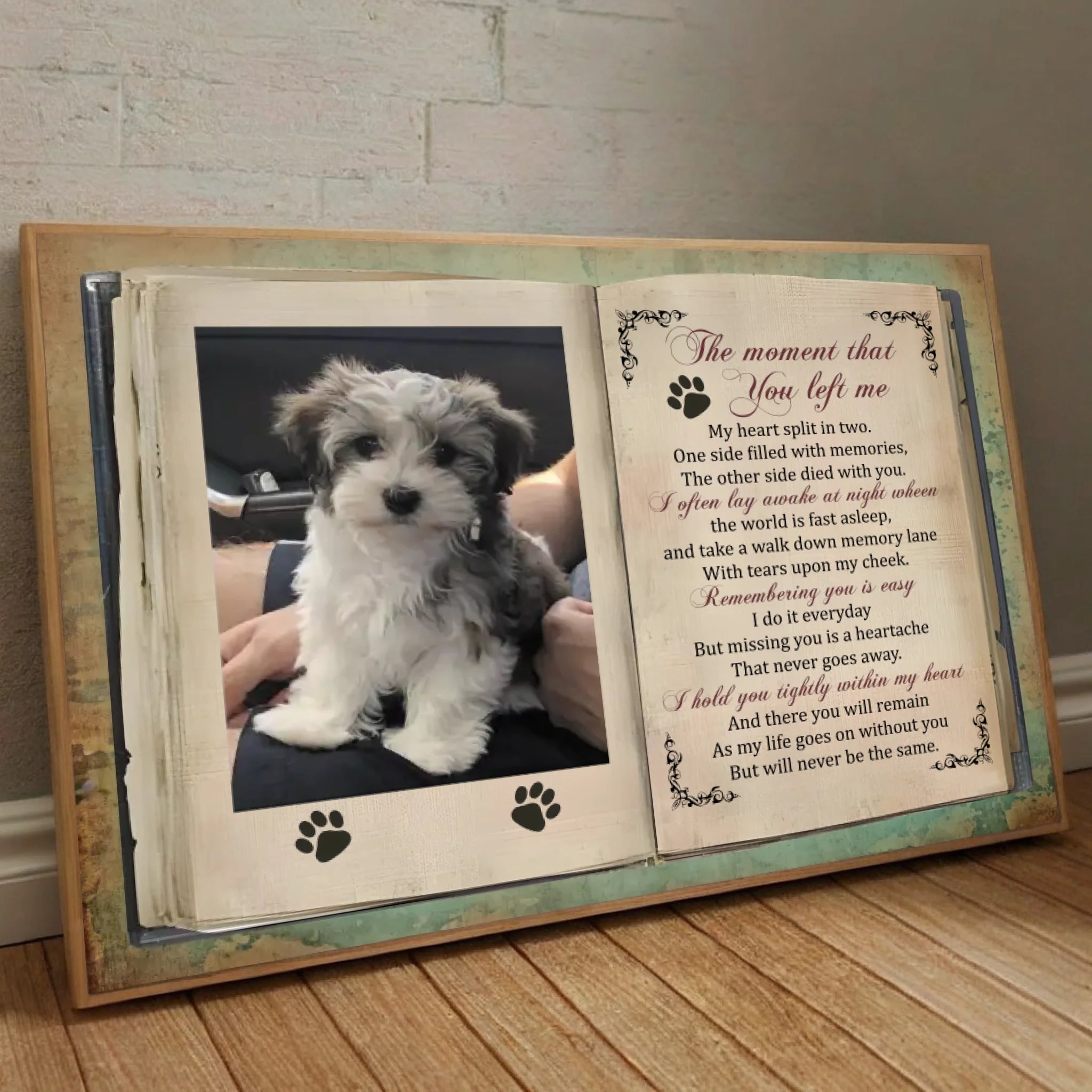 In Loving Memory of My Dog – Custom Pet Loss Poster – 89Prints