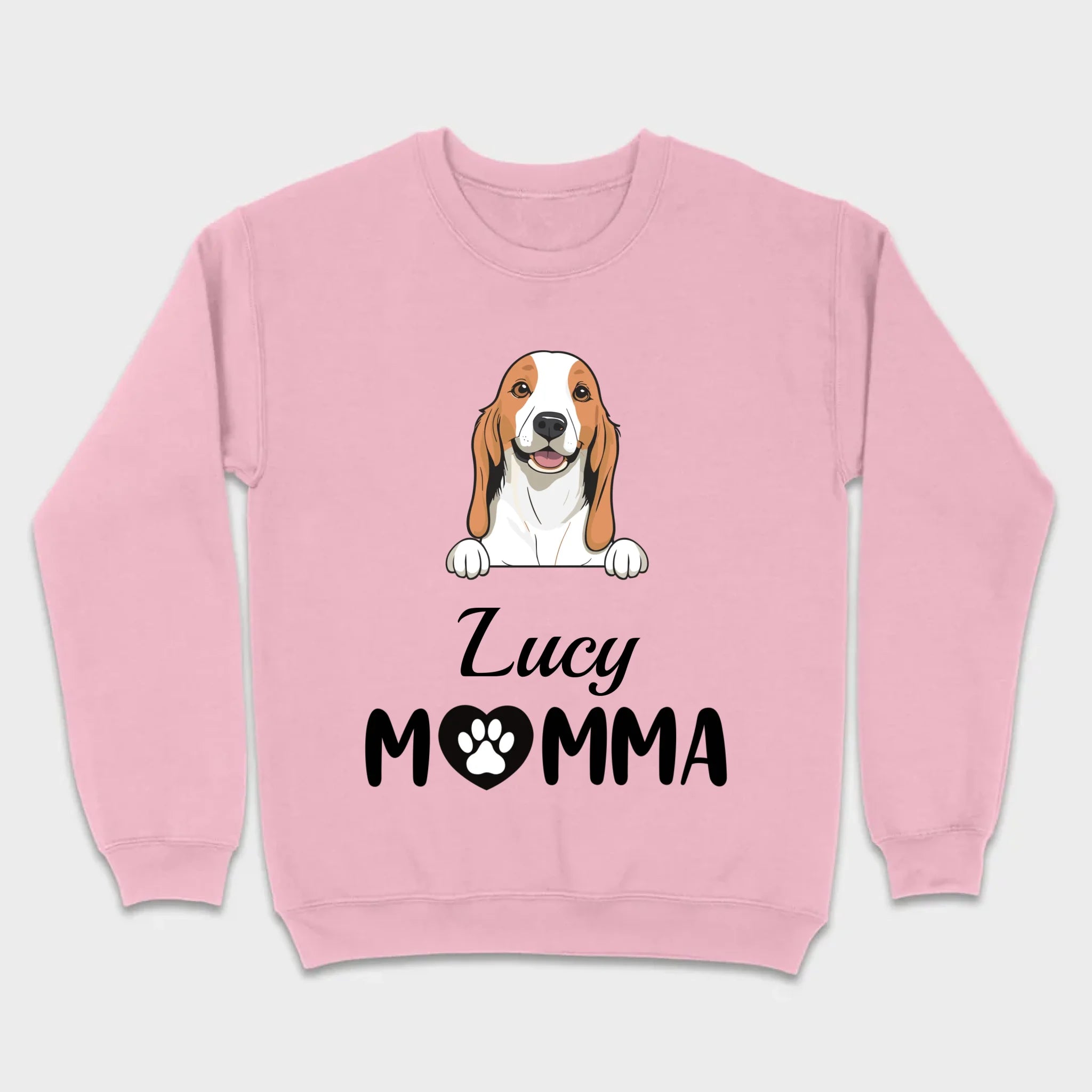 Customizable Dog Mom T-Shirt – Personalize with Dog Icon and Name – 89Prints