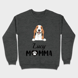 Customizable Dog Mom T-Shirt – Personalize with Dog Icon and Name – 89Prints