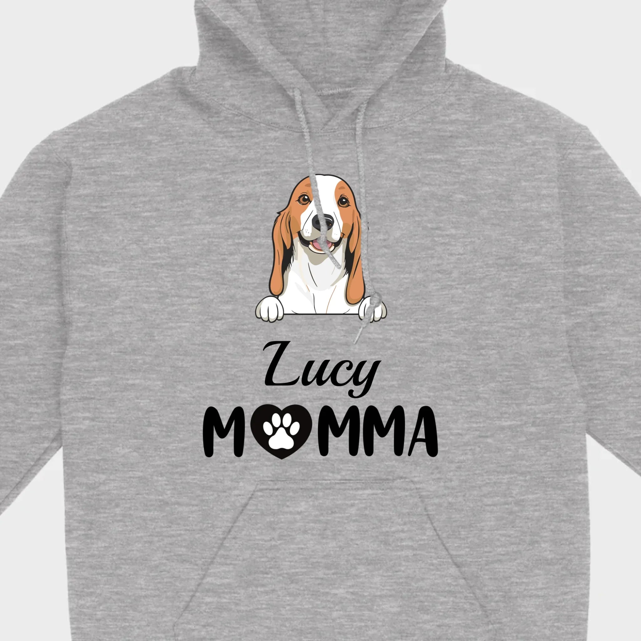 Customizable Dog Mom T-Shirt – Personalize with Dog Icon and Name – 89Prints