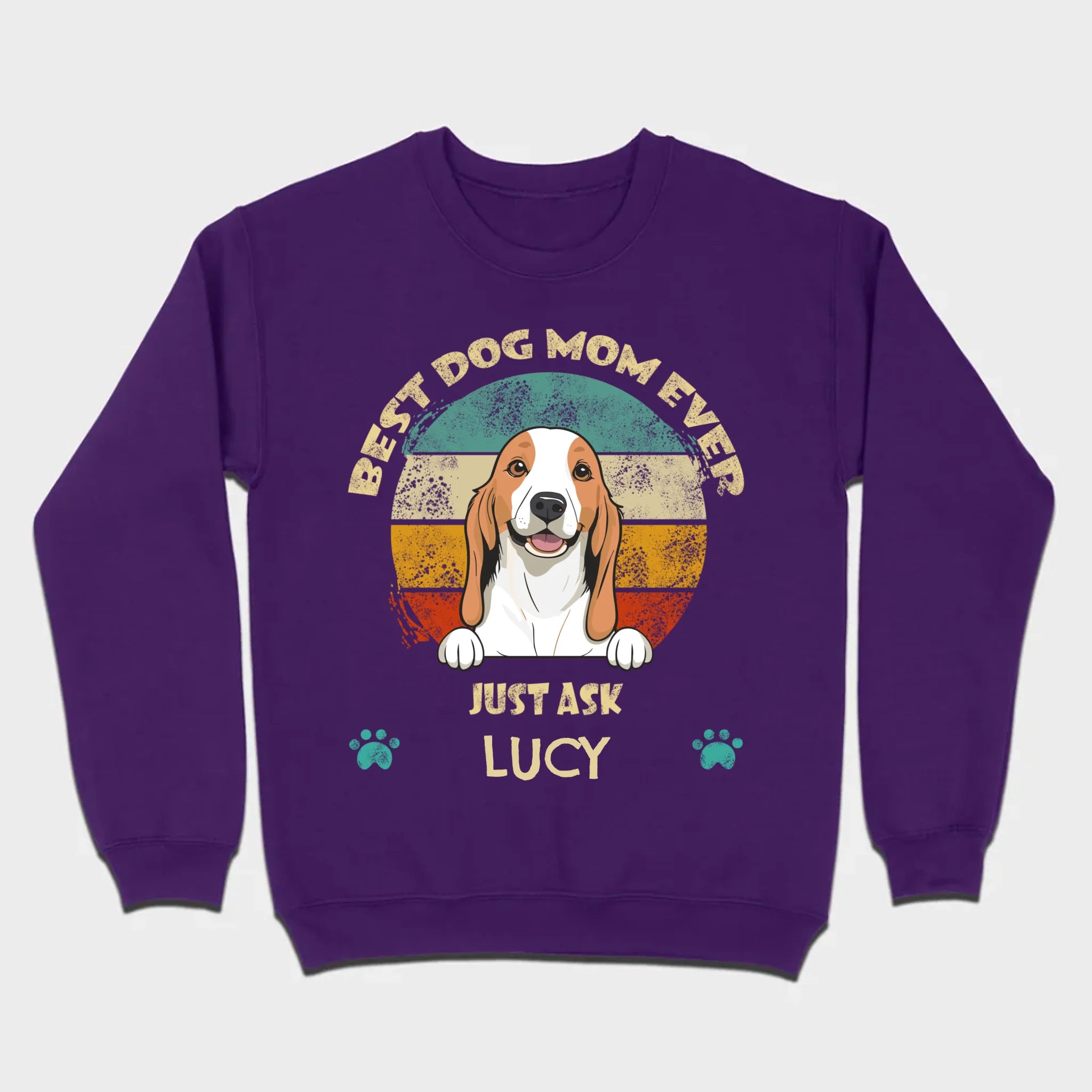 Best Dog Mom Ever T-Shirt – Customize with Dog Icon & Name – 89Prints