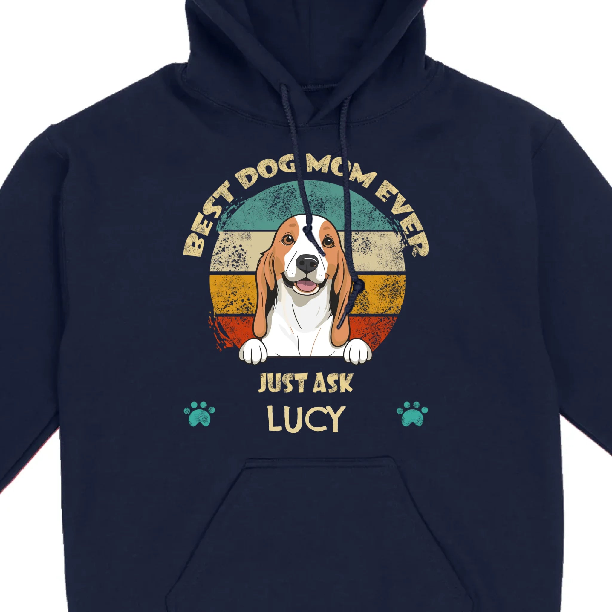 Best Dog Mom Ever T-Shirt – Customize with Dog Icon & Name – 89Prints