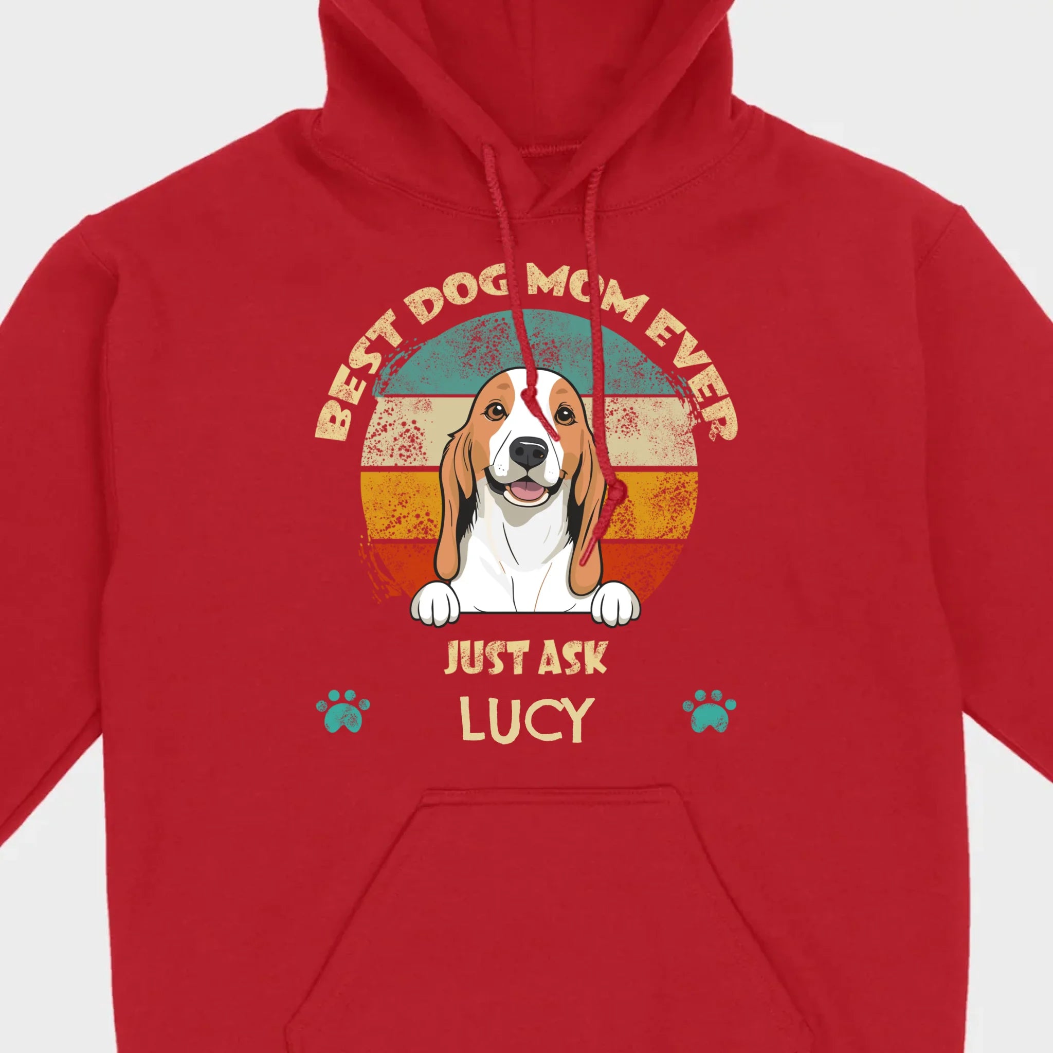 Best Dog Mom Ever T-Shirt – Customize with Dog Icon & Name – 89Prints