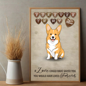 Forever Home Personalized Dog Poster – Custom Pet Wall Print - 89Prints