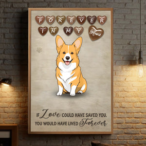 Forever Home Personalized Dog Poster – Custom Pet Wall Print - 89Prints